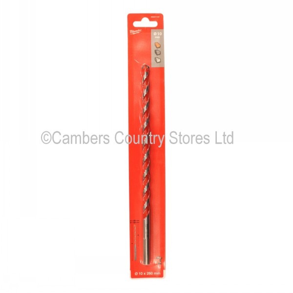 Milwaukee Concrete Drill Bit 10.0 x 260 Cambers Country Store